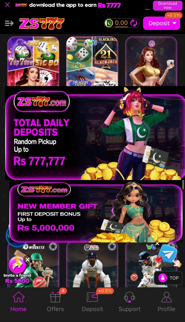 zs 777 game online APK